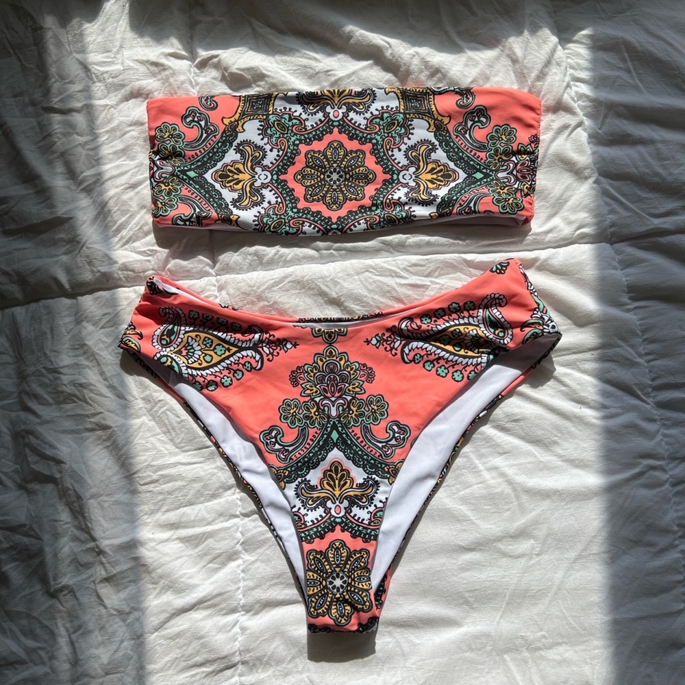 High waisted bikini set never worn